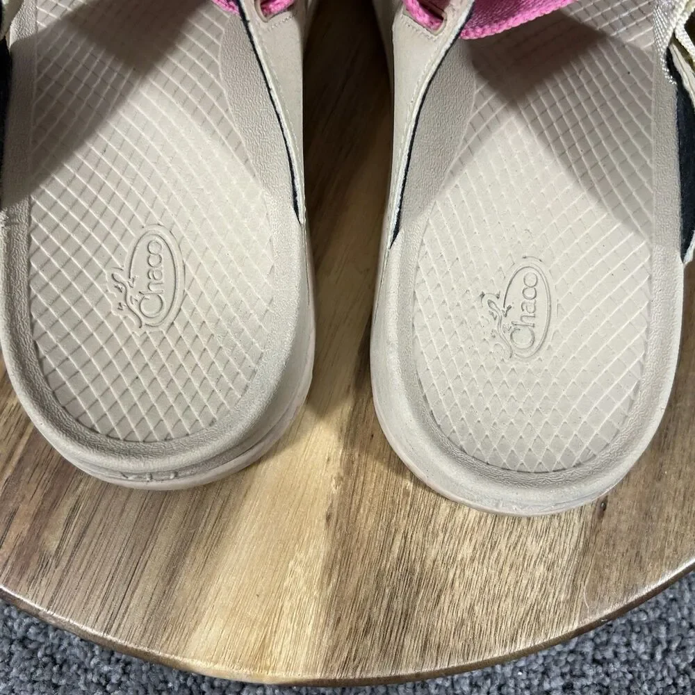 Chaco Lowdown Slide Women’s Size 7 Hot Pink Outdoor Trail Slip On Sandals Used